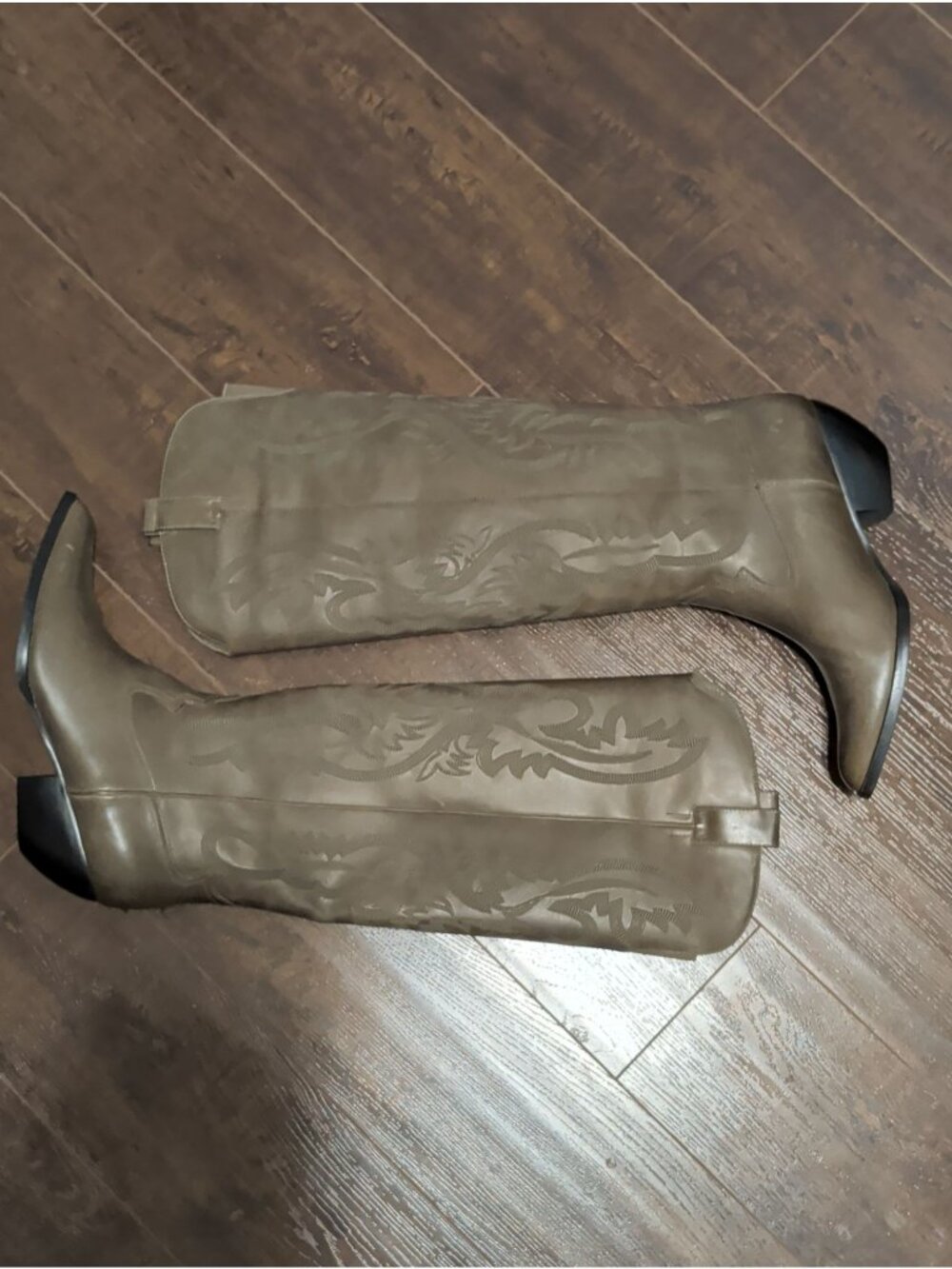 NEW Jeffrey Campbell Finn Tall Western Boots Festival Cowgirl Cottagecore 9.5 - Picture 2 of 10
